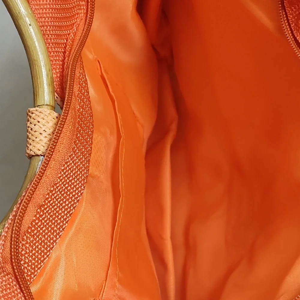 Orange Embellished Women's Bag 12X16